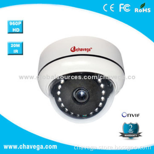 Megapixel IP Cameras, Security IP Dome Camera, Sony 1/3" CMOS 2.0 Megapixels Infrared Light